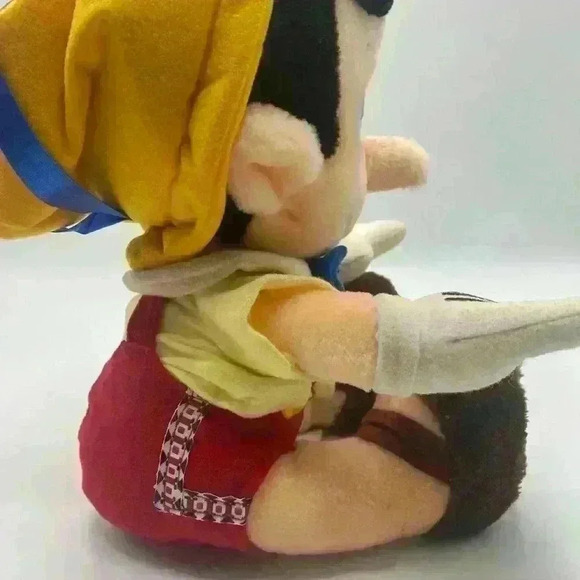 VINTAGE WALT DISNEY WORLD DISNEYLAND PINOCCHIO PLUSH STUFFED SITTING WITH TAG - Picture 7 of 9